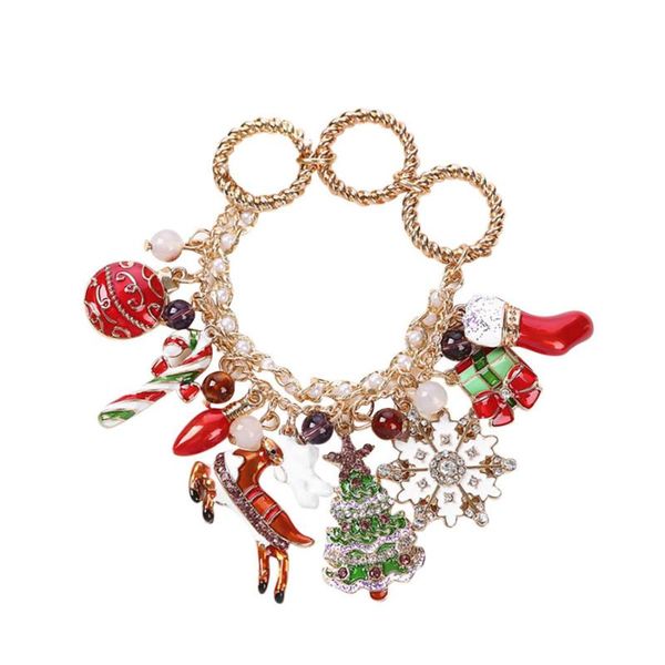 link, chain rose gold snowflake drip glaze christmas tree santa socks fawn circle ladies bracelet fashion jewelry gift y20, Black
link, chain rose gold snowflake drip glaze christmas tree santa socks fawn circle ladies bracelet fashion jewelry gift y20, Black