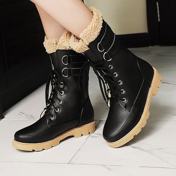 vintage plus velvet snow boots women winter warm platform woman shoes fashion cross-tied winter boots women knee high long, Black
vintage plus velvet snow boots women winter warm platform woman shoes fashion cross-tied winter boots women knee high long, Black