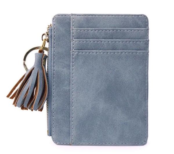 dhl 50pcs coin purses women pu pure card holder short wallet with tassel 6colors, Brown;gray
dhl 50pcs coin purses women pu pure card holder short wallet with tassel 6colors, Brown;gray