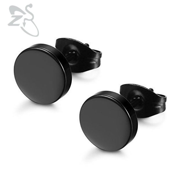 1 pair stainless steel ear studs earrings black plated round shaped with butterfly clasp push back earrings women men earrings, Golden;silver
1 pair stainless steel ear studs earrings black plated round shaped with butterfly clasp push back earrings women men earrings, Golden;silver