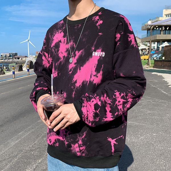 2019 spring and autumn new recommended fashion casual tie dyed loose cotton long-sleeved hoodie youth male black / red m-5xl
2019 spring and autumn new recommended fashion casual tie dyed loose cotton long-sleeved hoodie youth male black / red m-5xl