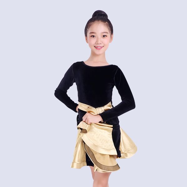 latin dance dress girls long sleeve practice clothes kids latin competition dresses rumba/tango performance costume dql1359, Black;red
latin dance dress girls long sleeve practice clothes kids latin competition dresses rumba/tango performance costume dql1359, Black;red