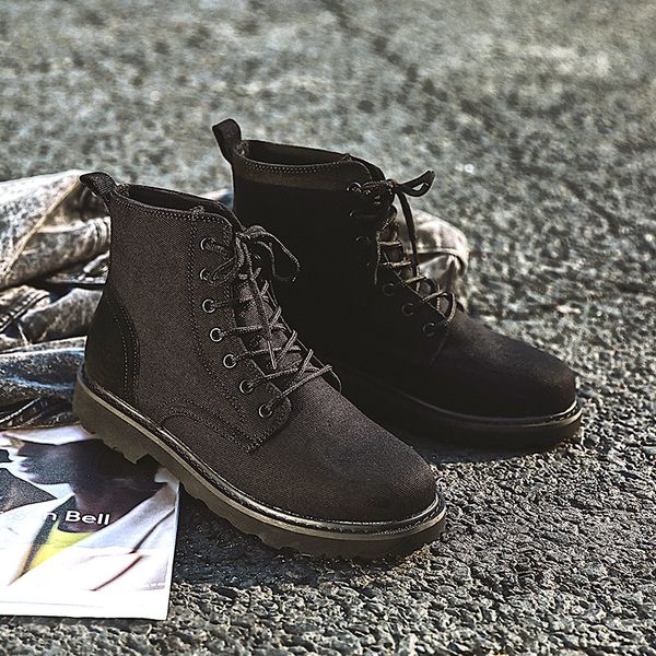 new brand men desert boots leather winter boots work safety motorcycle ankle men oxford sneakers high shoes, Black
new brand men desert boots leather winter boots work safety motorcycle ankle men oxford sneakers high shoes, Black