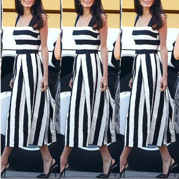 2019 stripe dress womens ladies summer sleeveless maxi dress holiday strappy stripe sun dresses, Black;gray
2019 stripe dress womens ladies summer sleeveless maxi dress holiday strappy stripe sun dresses, Black;gray