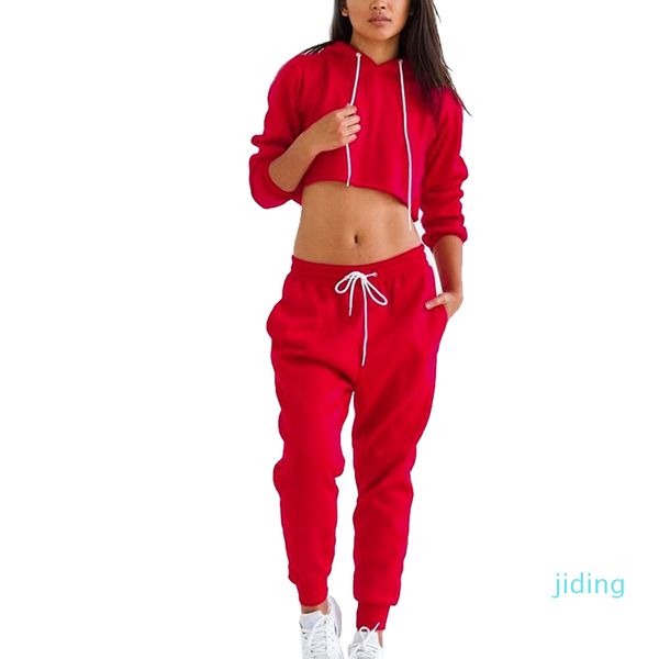 fashion-women's sports suits crop two piece set women sportswear crop track suit tracksuit women sport set 2 piece jogging suit, White;red
fashion-women's sports suits crop two piece set women sportswear crop track suit tracksuit women sport set 2 piece jogging suit, White;red