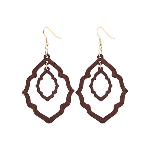 new trendy teardrop large wood earrings for women painting lightweight floral moroccan statement earrings jewelry accessories for every day, Silver
new trendy teardrop large wood earrings for women painting lightweight floral moroccan statement earrings jewelry accessories for every day, Silver