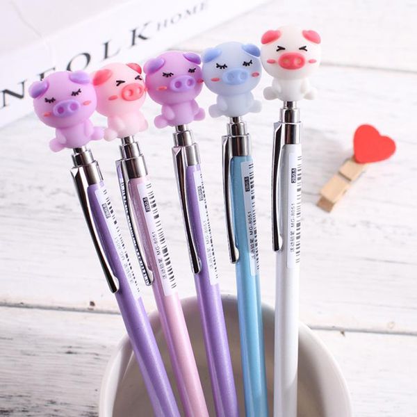 4 pcs/set kawaii 0.5/0.7mm animal pig metal mechanical pencils automatic pencil writing gift stationery office school supplies, Blue;orange
4 pcs/set kawaii 0.5/0.7mm animal pig metal mechanical pencils automatic pencil writing gift stationery office school supplies, Blue;orange