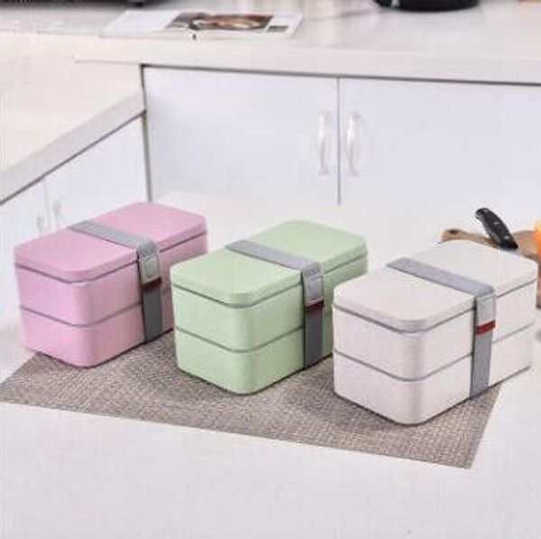 wheat straw lunch boxes double portable environmental protection student bento box microwave heating box food storage containeres lxl1265-a
wheat straw lunch boxes double portable environmental protection student bento box microwave heating box food storage containeres lxl1265-a