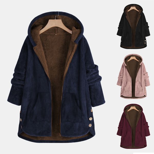 womens autumn winter long-sleeved two color plush stitching overcoat lady pure color outercoat, Tan;black
womens autumn winter long-sleeved two color plush stitching overcoat lady pure color outercoat, Tan;black