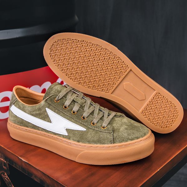 spring men natural leather casual footwear green mens fashion shoes rubber flats casual shoe leather sneakers, Black
spring men natural leather casual footwear green mens fashion shoes rubber flats casual shoe leather sneakers, Black