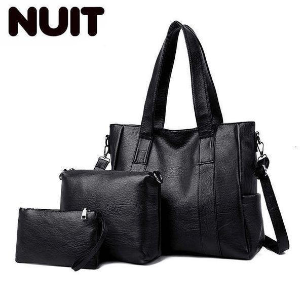 women handbags 3pcs soft leather vintage women hand bag solid color shoulder bag 2020 new design shoulder bolsa feminina
women handbags 3pcs soft leather vintage women hand bag solid color shoulder bag 2020 new design shoulder bolsa feminina