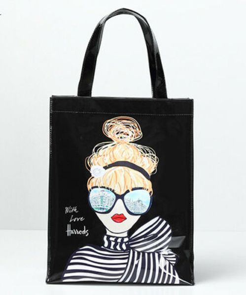 пвх повседневная торговая мода сумка harrods лондон девочек верхние ручки tote bag
пвх повседневная торговая мода сумка harrods лондон девочек верхние ручки tote bag