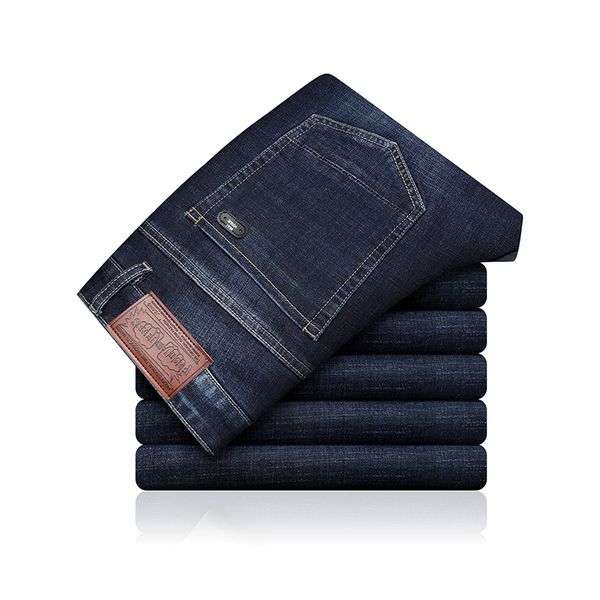 2020 men slim fit jeans with destruction men's washed jeans in soft cotton casual pants classic male fashion fo size 40 42, Blue
2020 men slim fit jeans with destruction men's washed jeans in soft cotton casual pants classic male fashion fo size 40 42, Blue