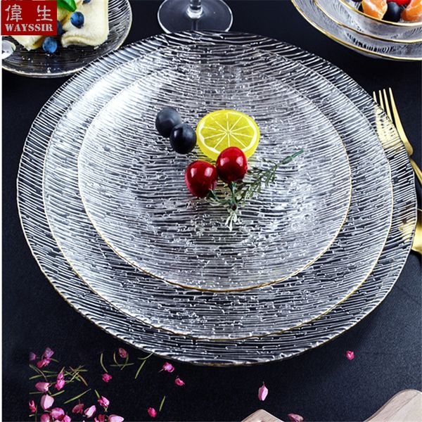nordic glod line wire drawing glass dinner charger plate dessert salad soup bowl breakfast dish wedding decorative tableware
nordic glod line wire drawing glass dinner charger plate dessert salad soup bowl breakfast dish wedding decorative tableware