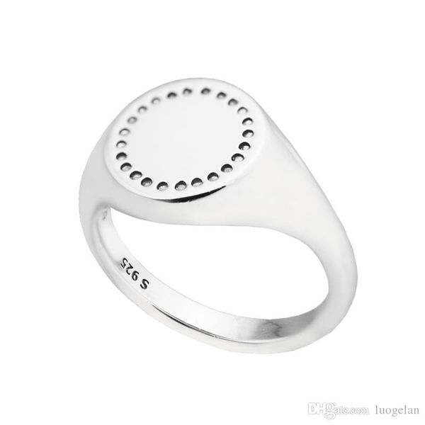 compatible with pandora jewelry ring silver circle signet rings 100% 925 sterling silver jewelry wholesale diy for women
compatible with pandora jewelry ring silver circle signet rings 100% 925 sterling silver jewelry wholesale diy for women