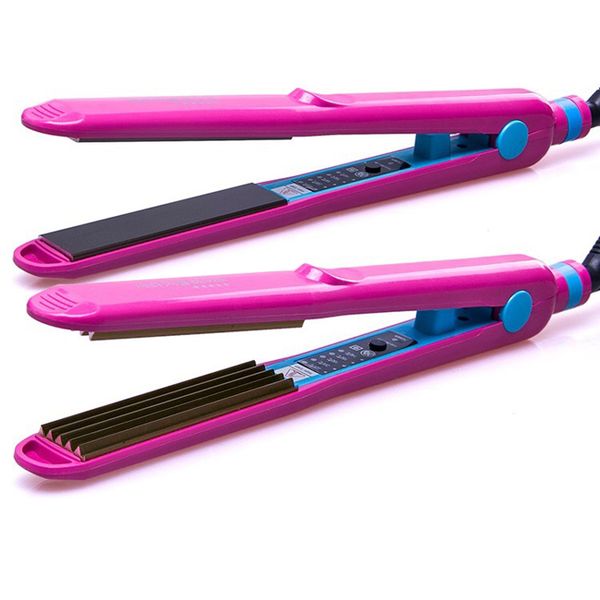 professional flat iron hair straightener iron curler electronic hair corrugated crimper waves straightening irons styling tools
professional flat iron hair straightener iron curler electronic hair corrugated crimper waves straightening irons styling tools