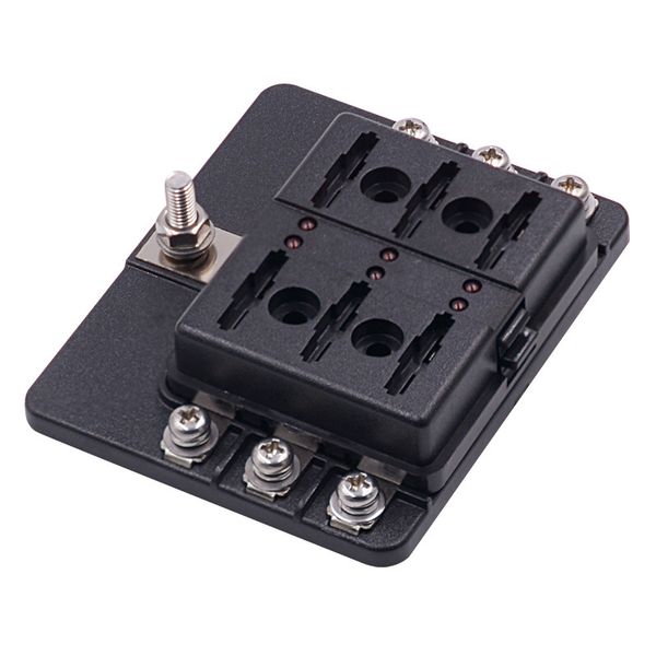 car modified fuse box 12 road 6 road multiple lighted rv bus ship fitting screw battery connection
car modified fuse box 12 road 6 road multiple lighted rv bus ship fitting screw battery connection