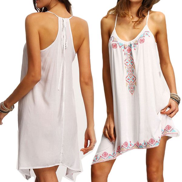 fashion women summer beach print dress casual sleeveless loose dress v-neck casual blouse mini dress sundress, Black;gray
fashion women summer beach print dress casual sleeveless loose dress v-neck casual blouse mini dress sundress, Black;gray