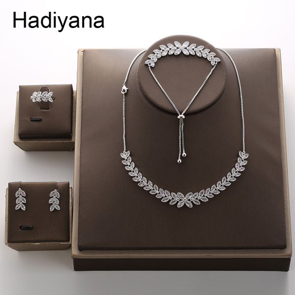 hadiyana 2018 fashion eye leaf shape zirconia plant choker necklace sets for women new trenday wedding party jewelry set tz8076, Silver
hadiyana 2018 fashion eye leaf shape zirconia plant choker necklace sets for women new trenday wedding party jewelry set tz8076, Silver