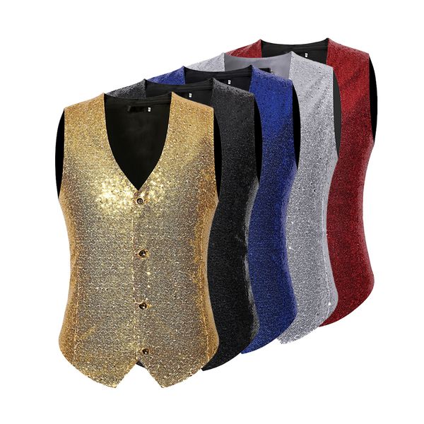 monerffi 2019 men fashion sequin blazers vest gliter suit vest nightclub dj stage clothes shiny gold sequin bling glitter, Black;white
monerffi 2019 men fashion sequin blazers vest gliter suit vest nightclub dj stage clothes shiny gold sequin bling glitter, Black;white