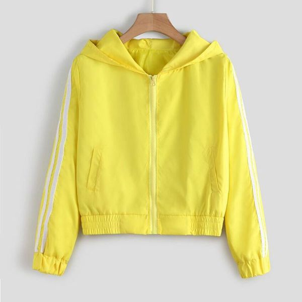 women basic jackets female zipper pockets casual long sleeves coats autumn hooded jacket solid yellow windbreaker jackets#3, Black;brown
women basic jackets female zipper pockets casual long sleeves coats autumn hooded jacket solid yellow windbreaker jackets#3, Black;brown