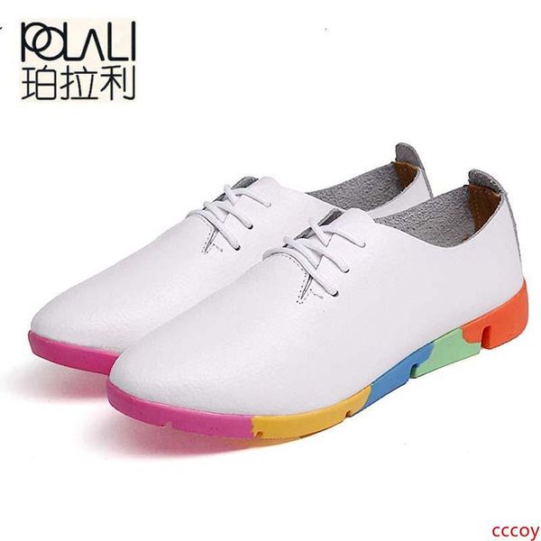 polali autumn spring new lace leather women flat white shoes pointed deep mouth soft bottom leisure flat colorful shoes
polali autumn spring new lace leather women flat white shoes pointed deep mouth soft bottom leisure flat colorful shoes