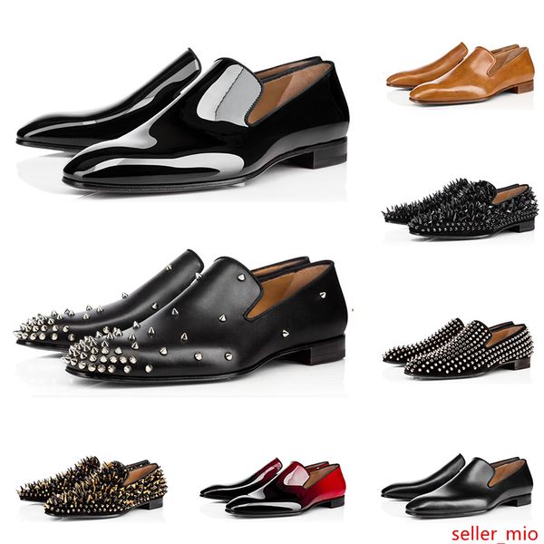 men luxury designer loafers casual shoes triple black red matte patent leather spike sneakers for business wedding flat bottoms
men luxury designer loafers casual shoes triple black red matte patent leather spike sneakers for business wedding flat bottoms