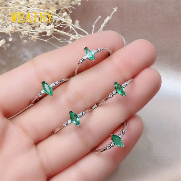 weainy natural emerald rings for women classic s925 sterling silver jewelry wedding engagement ring gemstone fine jewelry gift, Golden;silver
weainy natural emerald rings for women classic s925 sterling silver jewelry wedding engagement ring gemstone fine jewelry gift, Golden;silver