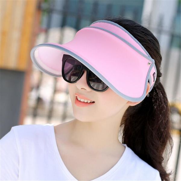 300p women sun hat wide brim anti-uv female sunscreen shade hat high elastic girl summer empty visor cap fishing casual cap, Blue;gray
300p women sun hat wide brim anti-uv female sunscreen shade hat high elastic girl summer empty visor cap fishing casual cap, Blue;gray