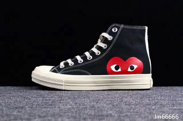 mens commes men'garcons play chuck sneakers for men's tayler vulcanized shoes man skateboarding men'womens skate women hearts, Black
mens commes men'garcons play chuck sneakers for men's tayler vulcanized shoes man skateboarding men'womens skate women hearts, Black