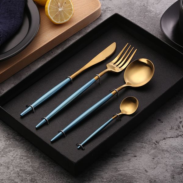 3 color new box knife and fork spoon set simple fashion tableware stainless steel camping hiking outdoor supplies portable ing
3 color new box knife and fork spoon set simple fashion tableware stainless steel camping hiking outdoor supplies portable ing