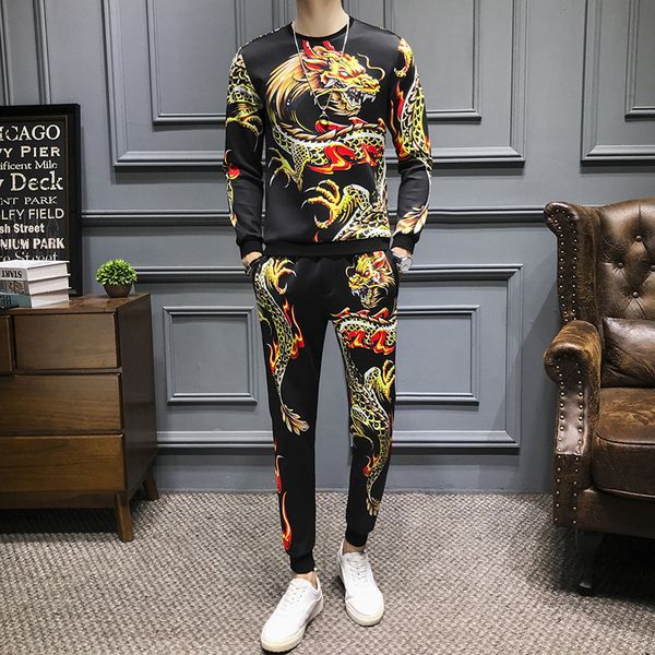 high-end brand casual sports suit 2019 autumn and winter new men's suit embroidery sweater + pants -5xl, Gray
high-end brand casual sports suit 2019 autumn and winter new men's suit embroidery sweater + pants -5xl, Gray
