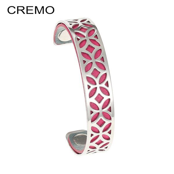cremo cuff bangles for women antique cocktail stainless steel bracelets bijoux manchette reversible changeable leather pulseiras, Black
cremo cuff bangles for women antique cocktail stainless steel bracelets bijoux manchette reversible changeable leather pulseiras, Black
