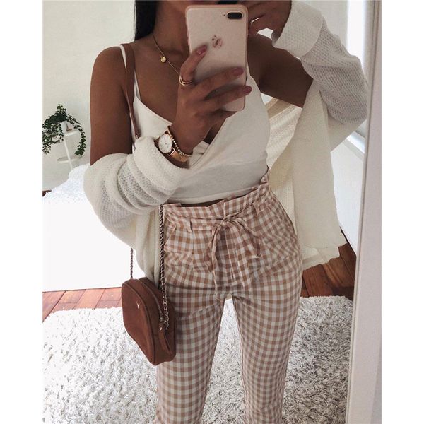 plaid high waist pencil pants women casual fashion ol work pant female trousers skinny leggings, Black;white
plaid high waist pencil pants women casual fashion ol work pant female trousers skinny leggings, Black;white