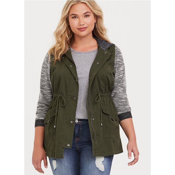 vest women plus size pleated ruched army green vest spring autumn ladies pocket zipper waistcost abrigos mujer invierno 2019 d30, Black;white
vest women plus size pleated ruched army green vest spring autumn ladies pocket zipper waistcost abrigos mujer invierno 2019 d30, Black;white