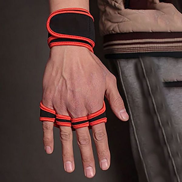 1 pair fitness glove anti-slip hand grips pad palm protect wrist support wrap strap gloves gym weight lifting accessories
1 pair fitness glove anti-slip hand grips pad palm protect wrist support wrap strap gloves gym weight lifting accessories