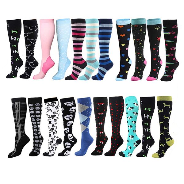 compression stockings lattice dog stripe star colorful women men sport star compress socks running sports nylon pressure, Black
compression stockings lattice dog stripe star colorful women men sport star compress socks running sports nylon pressure, Black