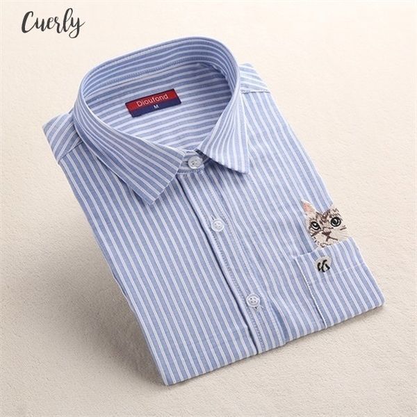 women embroidery shirt cat school blouses office ladies female blusas plus size embroidered work shirt autumn 2020, White
women embroidery shirt cat school blouses office ladies female blusas plus size embroidered work shirt autumn 2020, White