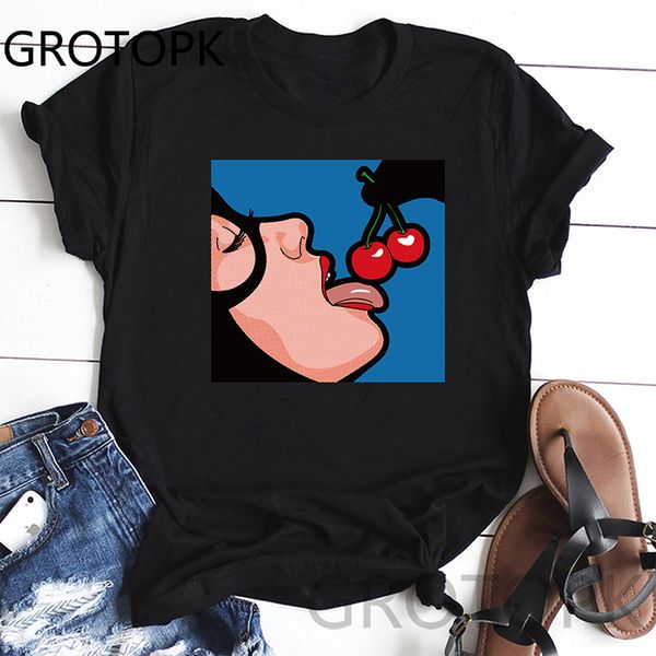 cherry woman sleeve printed short sleeve t-shirt harajuku casual t shirts summer fashion tees streetwear tshirts, White
cherry woman sleeve printed short sleeve t-shirt harajuku casual t shirts summer fashion tees streetwear tshirts, White