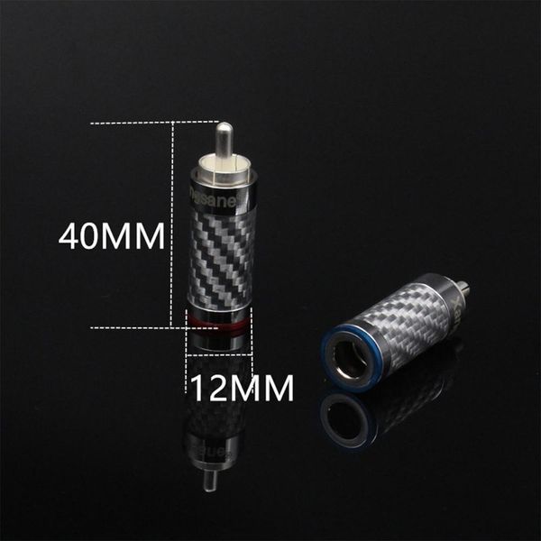 carbon fiber pure copper + silver plated rca audio plug speaker connector silver plug jack connector
carbon fiber pure copper + silver plated rca audio plug speaker connector silver plug jack connector