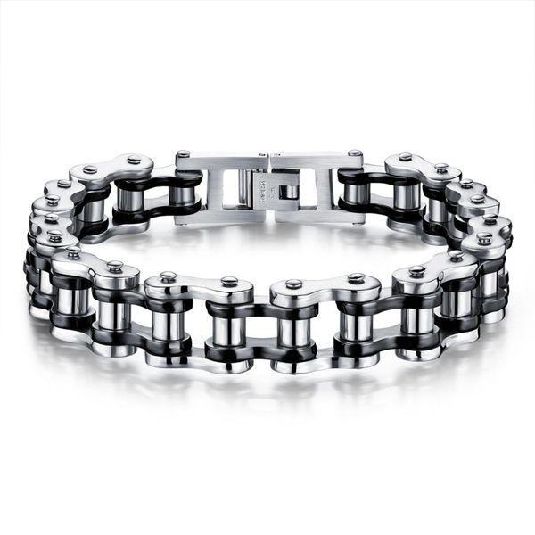 misheng 2019 fashion men bracelet punk personality bicycle chain original titanium steel wrist jewelry accessories, Black
misheng 2019 fashion men bracelet punk personality bicycle chain original titanium steel wrist jewelry accessories, Black