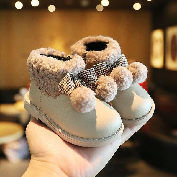 winter female baby plus velvet boots baby cotton shoes soft bottom princess 1-3 years old bow toddler shoes, Black;grey
winter female baby plus velvet boots baby cotton shoes soft bottom princess 1-3 years old bow toddler shoes, Black;grey