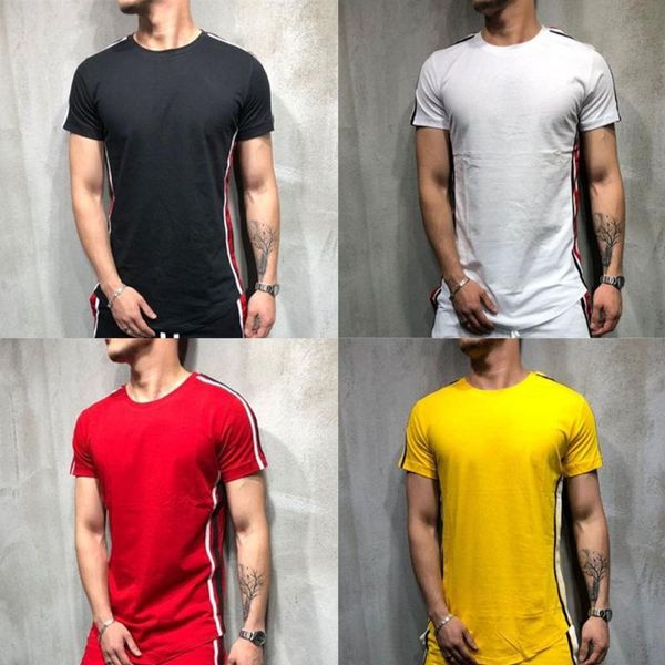 new men running t-shirts short sleeve men casual shirt blouse slim fit daily sport soft o neck fitness stripe exercise 2020, Black;blue
new men running t-shirts short sleeve men casual shirt blouse slim fit daily sport soft o neck fitness stripe exercise 2020, Black;blue