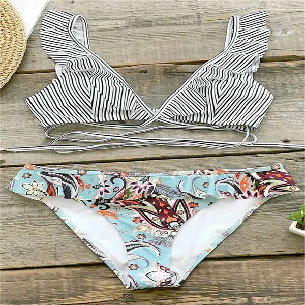 trendy women clothes polyester casual swimwear striped push-up bandage bikini plus size swimming costume 2pcs
trendy women clothes polyester casual swimwear striped push-up bandage bikini plus size swimming costume 2pcs