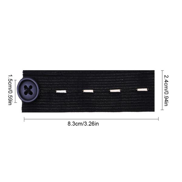 skirt trousers jeans waist expander waistband extender button pant extender elastic extender wonder button belt extension buckle, White
skirt trousers jeans waist expander waistband extender button pant extender elastic extender wonder button belt extension buckle, White