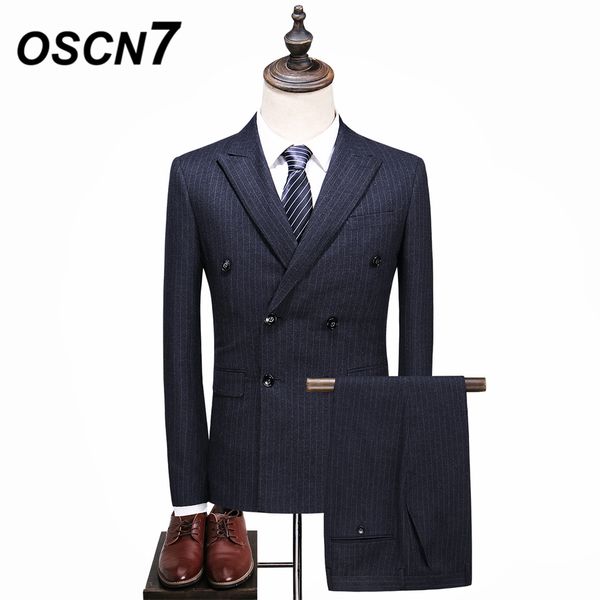oscn7 casual business double breasted stripe 3 piece suit men 2019 wedding dress lapel suits for men party gentleman 6023, White;black
oscn7 casual business double breasted stripe 3 piece suit men 2019 wedding dress lapel suits for men party gentleman 6023, White;black