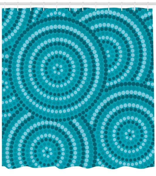 teal decor shower curtain set abstract aboriginal dot painting australian indigenous folk artwork circle shapes bathroom 
teal decor shower curtain set abstract aboriginal dot painting australian indigenous folk artwork circle shapes bathroom