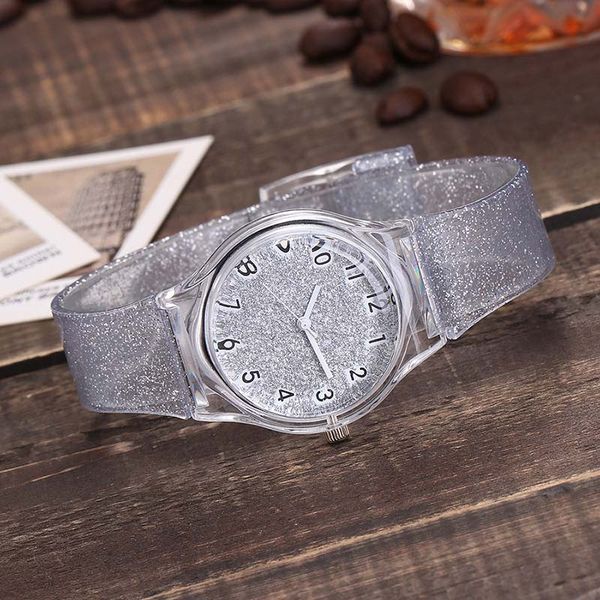 women shiny quartz watch silicone strap glitter round dial girl casual wristwatch js25, Slivery;brown
women shiny quartz watch silicone strap glitter round dial girl casual wristwatch js25, Slivery;brown