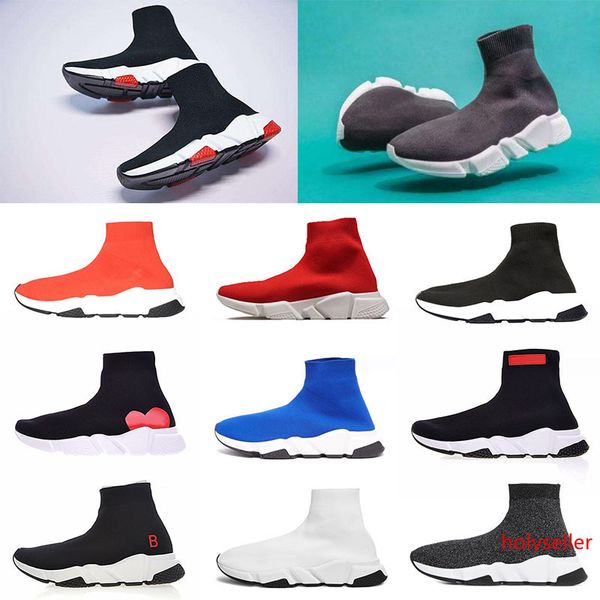 2019 brand luxury designer speed trainer casual shoes black white red glitter flat fashion socks boots sneaker fashion trainers runner 36-45
2019 brand luxury designer speed trainer casual shoes black white red glitter flat fashion socks boots sneaker fashion trainers runner 36-45