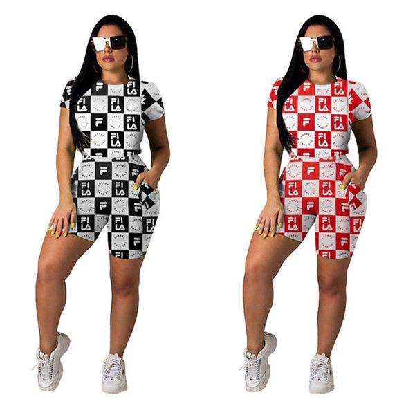summer fa women shorts tracksuit square grid t-shirt + short pants two piece set short sleeve t shirt outfits fashion suit clothing, White
summer fa women shorts tracksuit square grid t-shirt + short pants two piece set short sleeve t shirt outfits fashion suit clothing, White